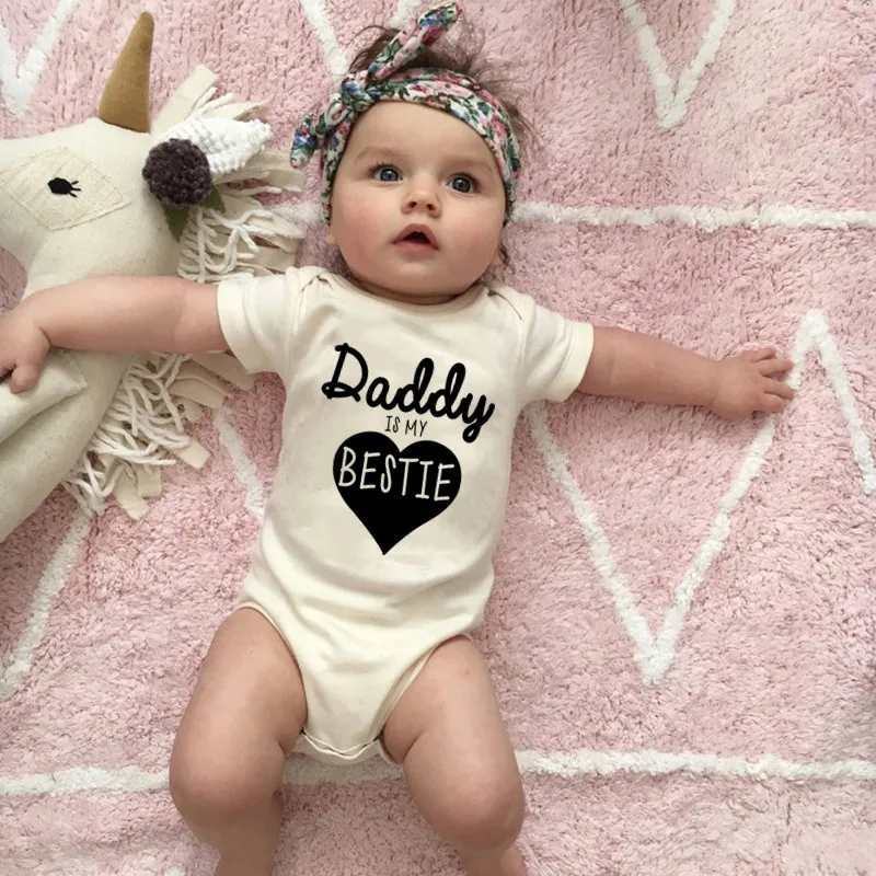 Summer Clothing Baby Boy - Baba Benim Bestie'm Sevimli Bebek Erkek