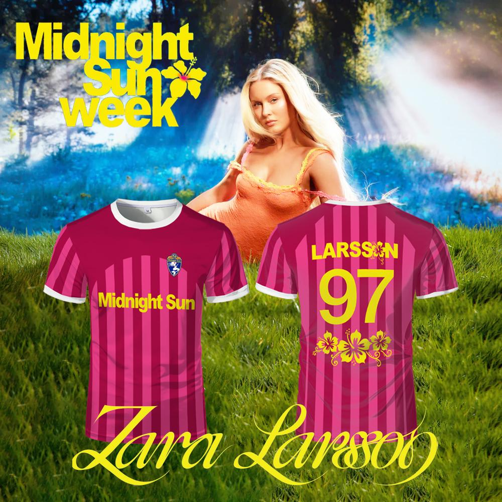 Zara Men'S Summer Clothing - Zara Larsson Midnight Sun Pembe Futbol