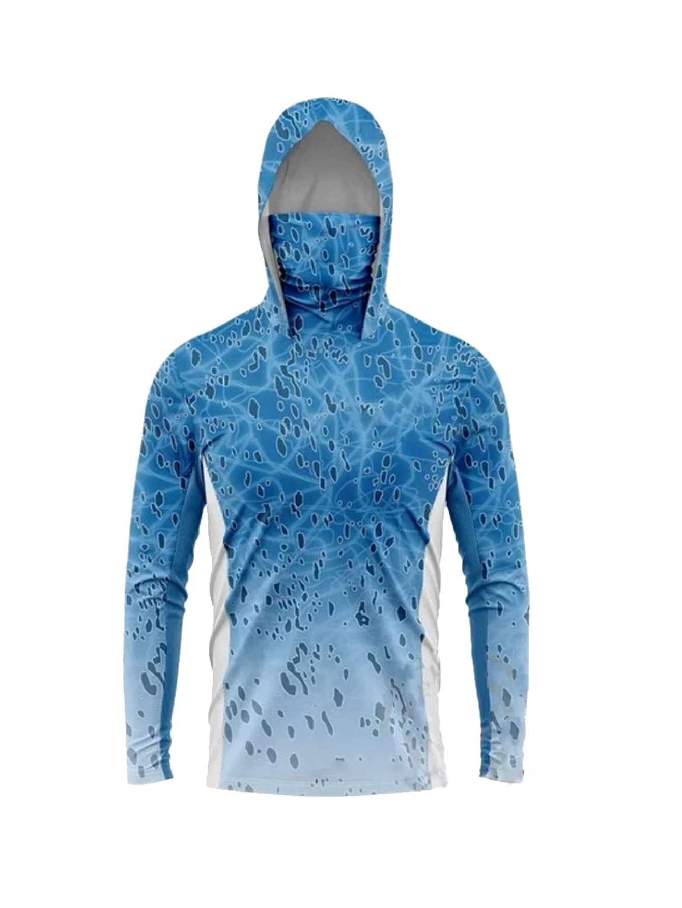 Summer Clothing Mens - Erkek Uzun Kollu Balıkçı Kapüşonlu Üstü