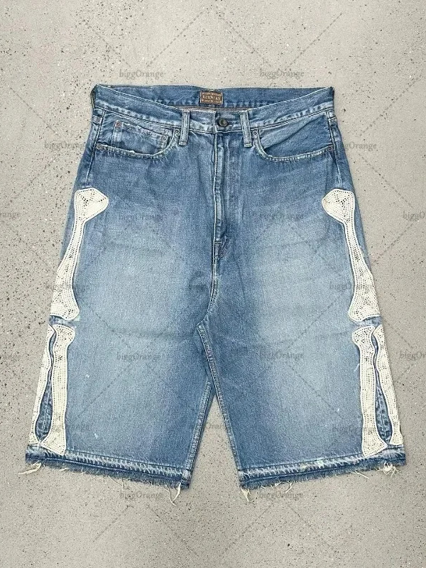 Summer Clothing Cheap - Deeptown Y2k Vintage Harajuku Denim Şort