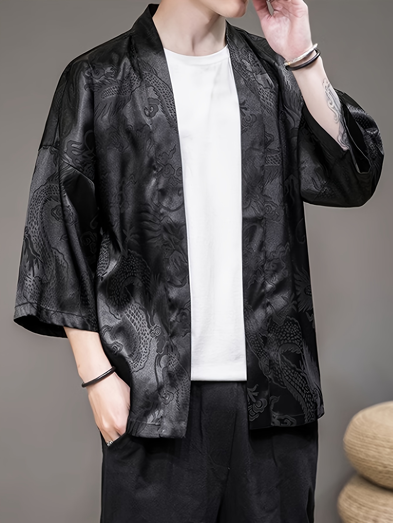 Summer Clothing Design - 2026 Yaz Erkek Kimono 3D Baskılı