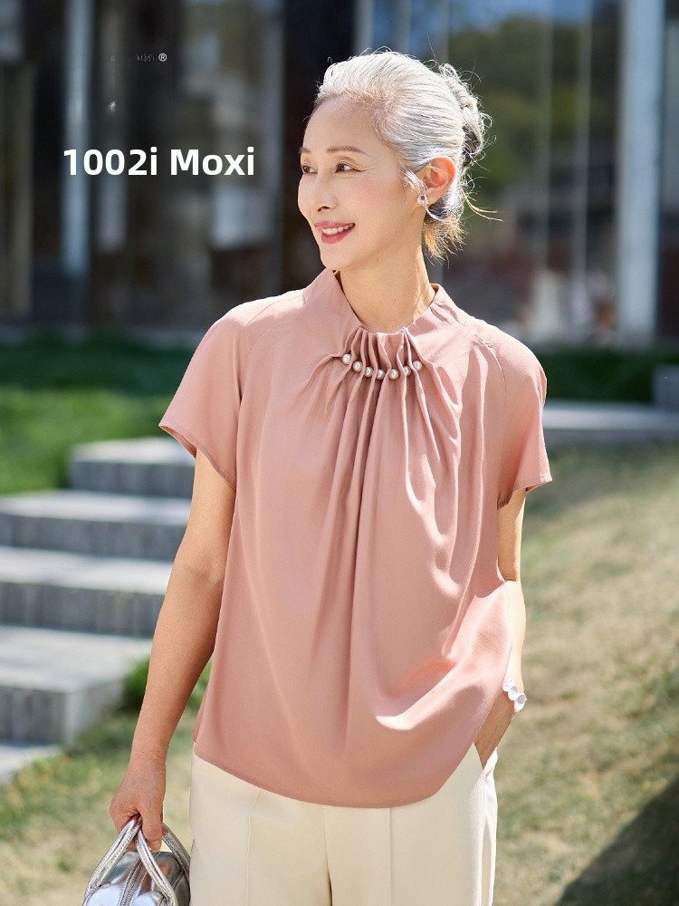 Summer Clothing Women Over 50 - Muzhi Moda Kısa Kollu İnce Tişört,
