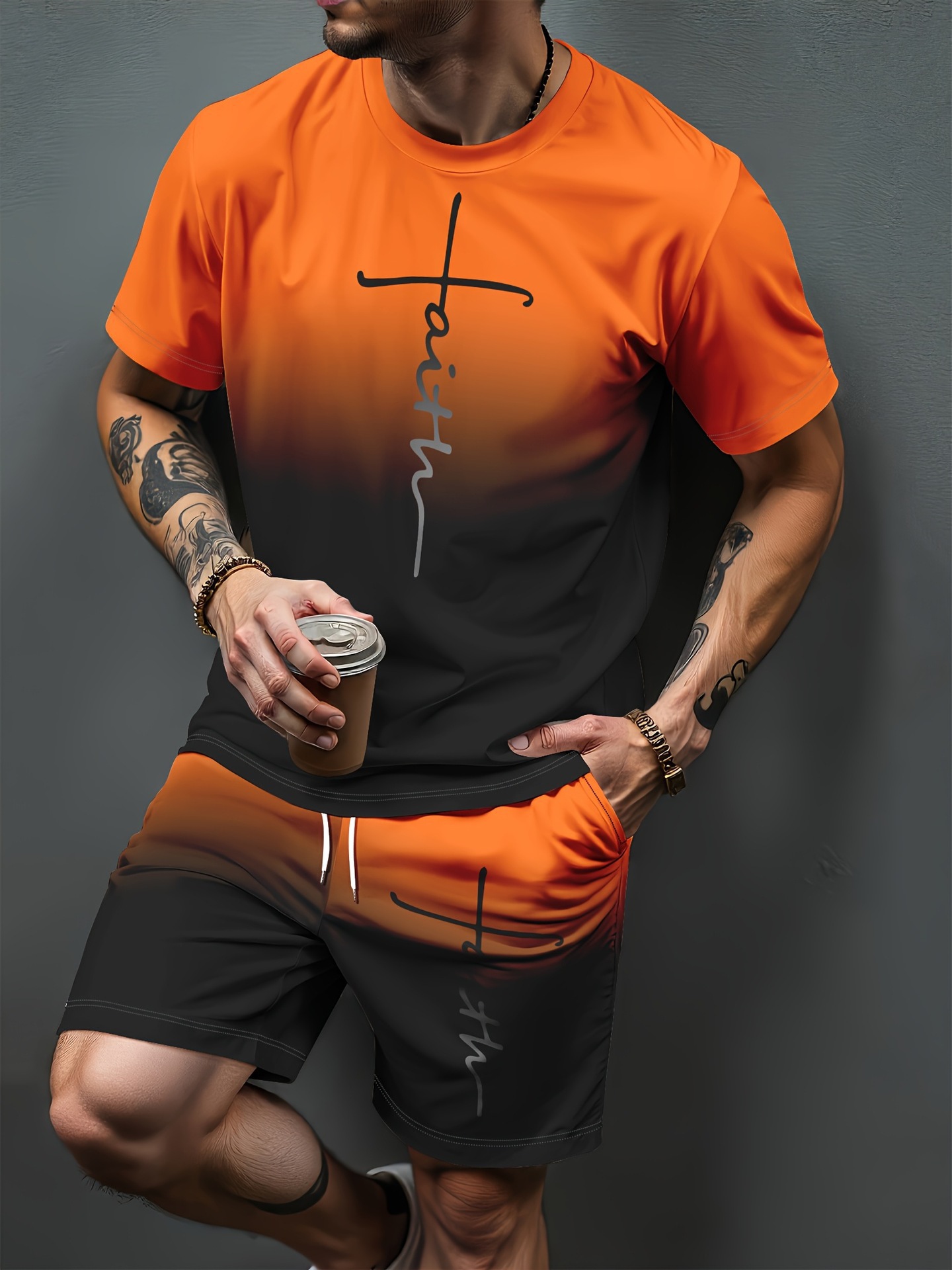 Degrade Mektup Desen 3D Baskı  - Summer Clothing Petite incelemesi ve fiyatı