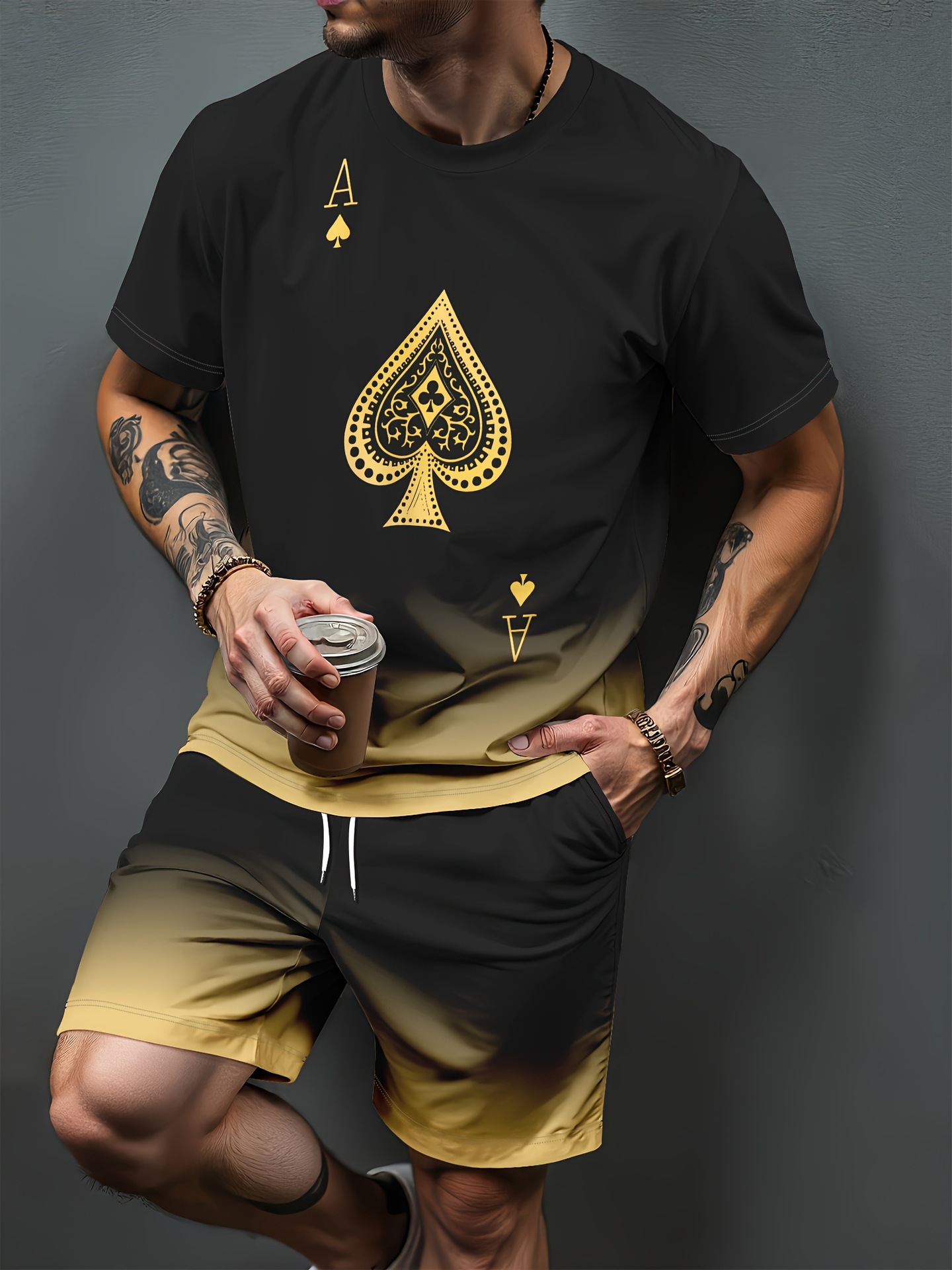 Degrade Mektup Desen 3D Baskı  - Summer Clothing Petite incelemesi ve fiyatı
