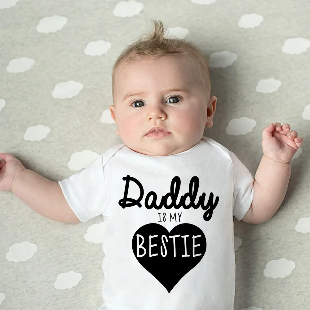 Baba Benim Bestie'm Sevimli Be - Summer Clothing Baby Boy incelemesi ve fiyatı