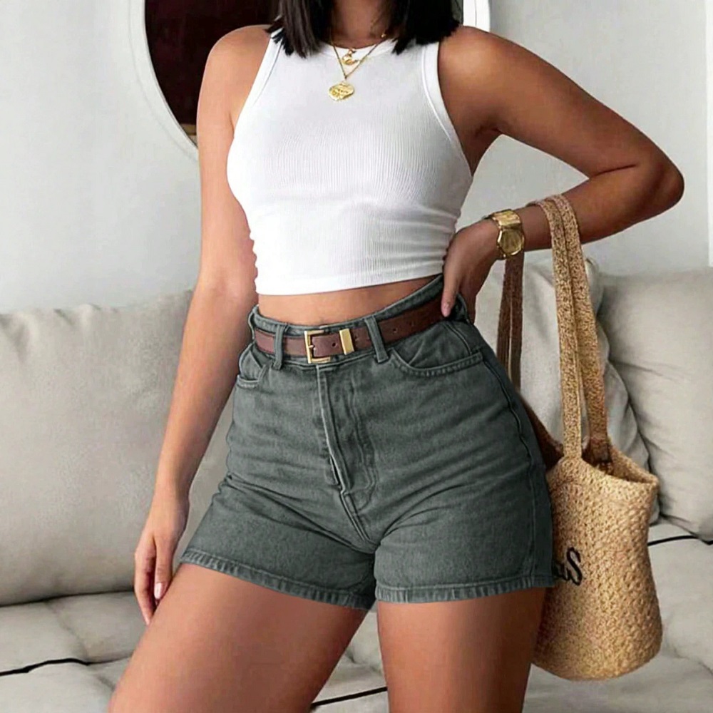 Kadınlar İçin Yazlık Kot Şort  - Summer Clothing Cheap incelemesi ve fiyatı