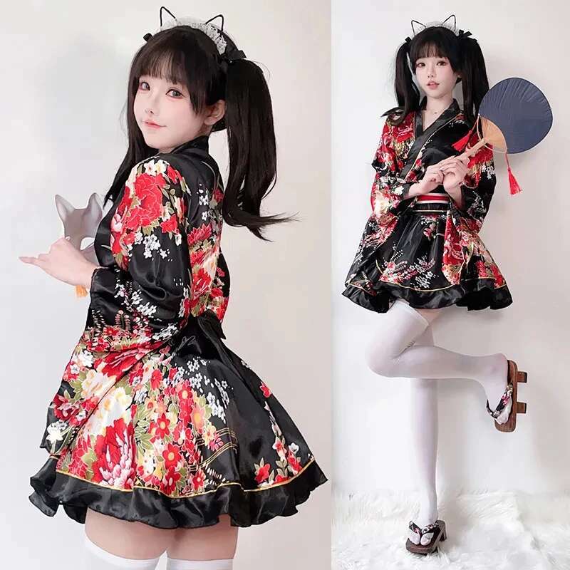 Japon modifiye Kimono elbise k - Summer Clothing Petite incelemesi ve fiyatı