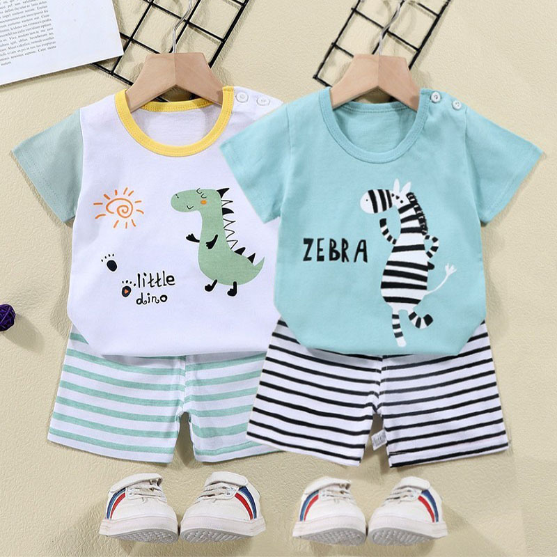 Pamuk Tees + Şort 2 parçalı eş - Summer Clothing Baby incelemesi ve fiyatı