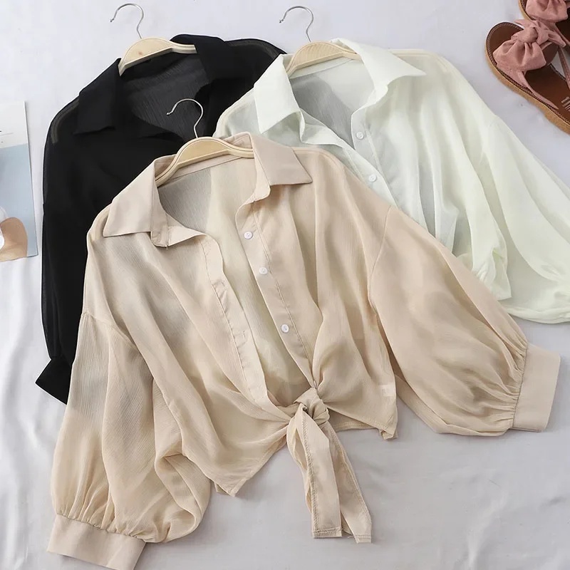 Rahat Gevşek Hollow Beyaz Elbi - Tie Front Shirt incelemesi ve fiyatı