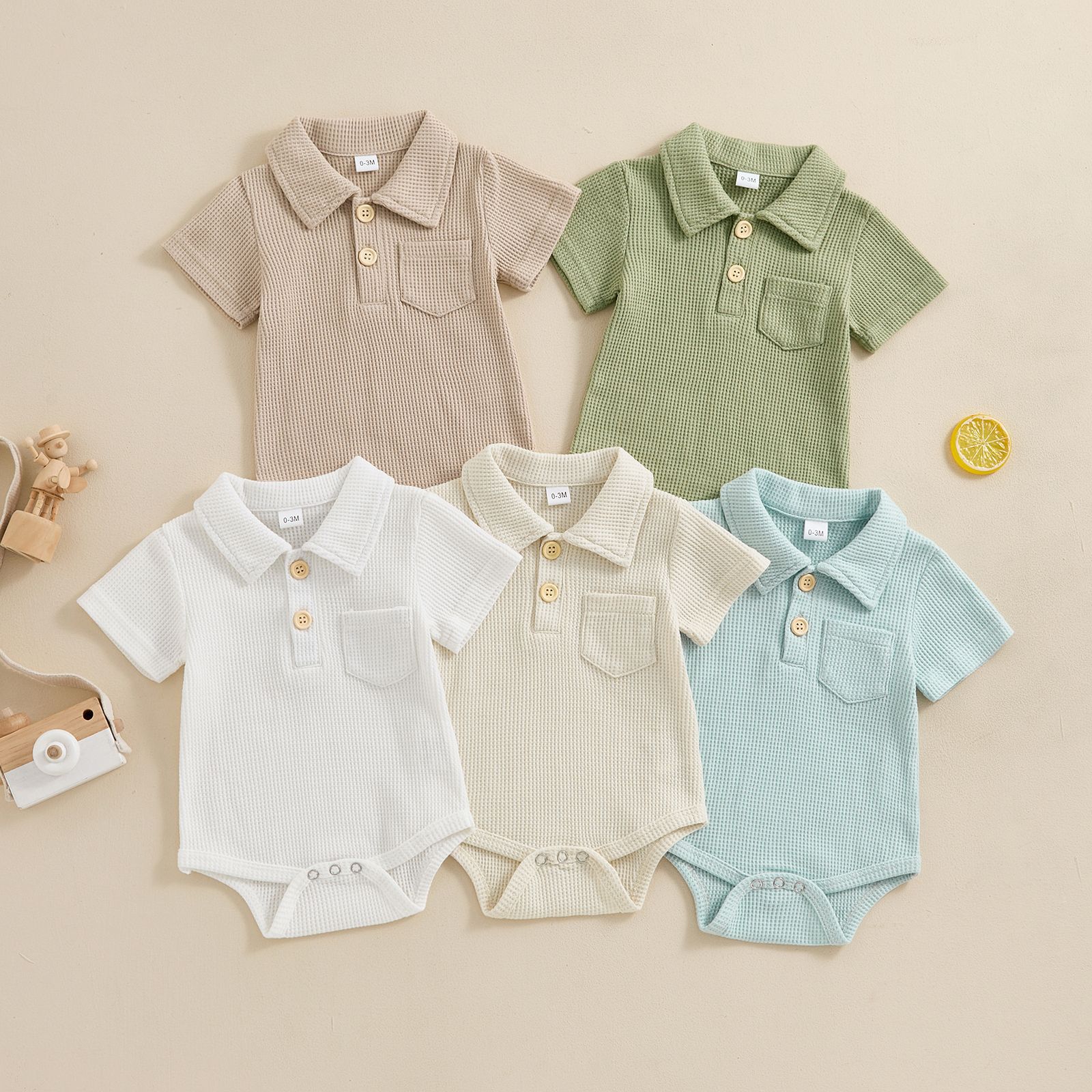 0-1Y bebek erkek giysileri Waf - Summer Clothing Baby Boy incelemesi ve fiyatı