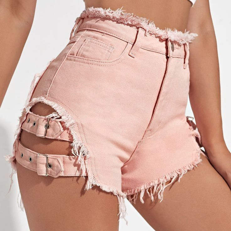 Kadınlar Yüksek Bel Kot Şort Y - Summer Clothing Cheap incelemesi ve fiyatı