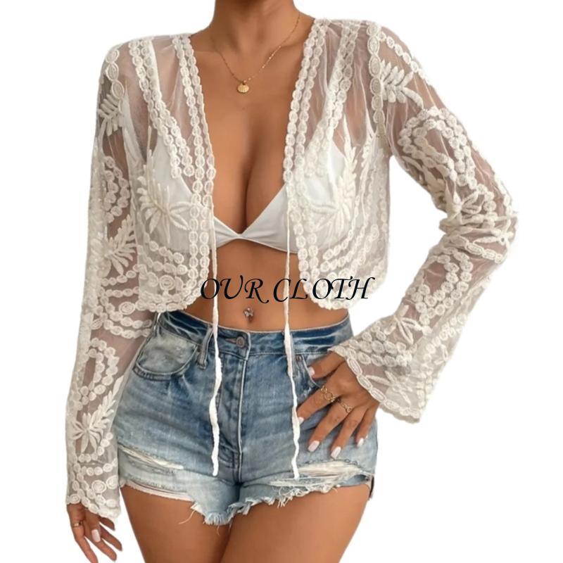 Kadın örtbası ön kravat plajı  - Tie Front Shirt incelemesi ve fiyatı