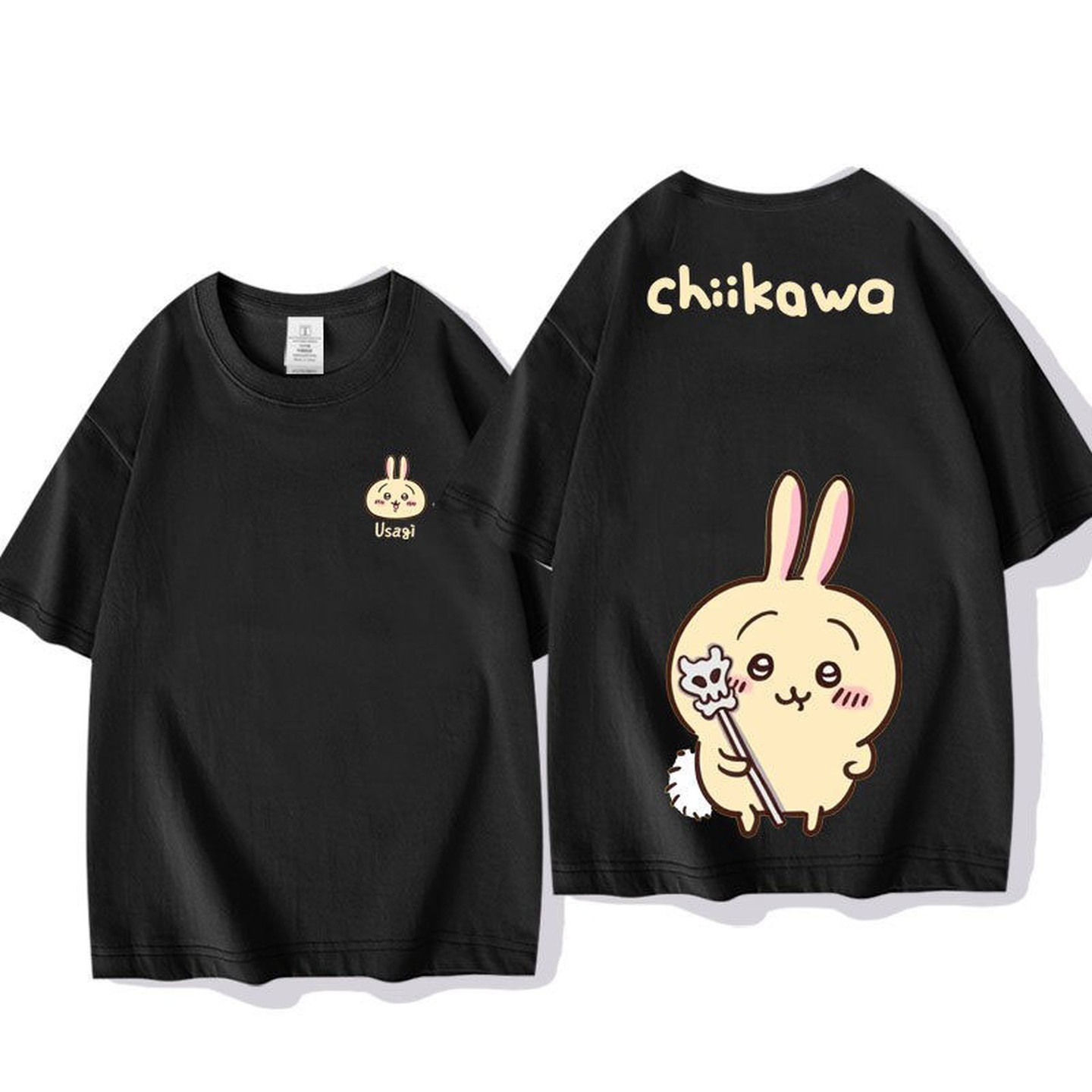 Chiikawa Usagi Dondurma Çift T - Tie Front Shirt incelemesi ve fiyatı