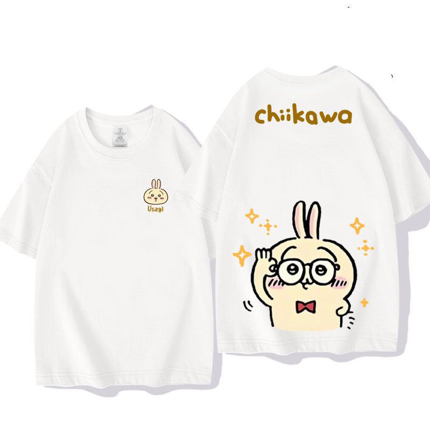 Chiikawa Usagi Dondurma Çift T - Tie Front Shirt incelemesi ve fiyatı