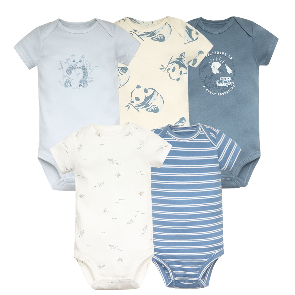 Yeni moda 5 adet/grup bebek Bo - Summer Clothing Baby Boy incelemesi ve fiyatı