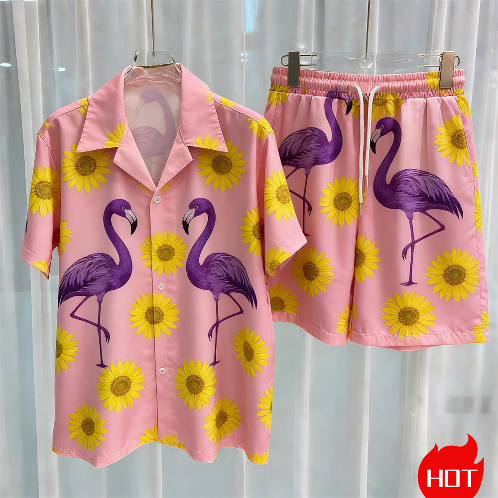Yaz erkek gömlek setleri bitki - Summer Clothing Beach incelemesi ve fiyatı