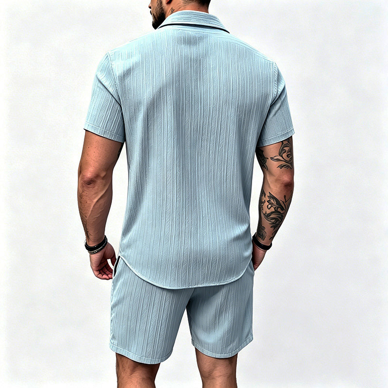 2026 Yeni Erkek Dikey Kırışık  - Summer Clothing Beach incelemesi ve fiyatı