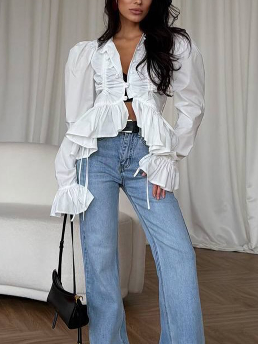 TWOTWINSTYLE Kadınlar için Kat - Tie Front Shirt incelemesi ve fiyatı
